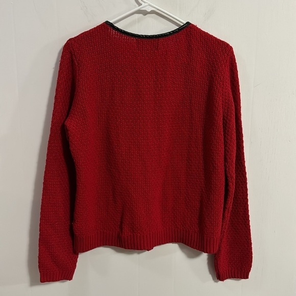 Cynthia Rowley wool blend zipper sweater Size Large very good condition - Picture 3 of 5